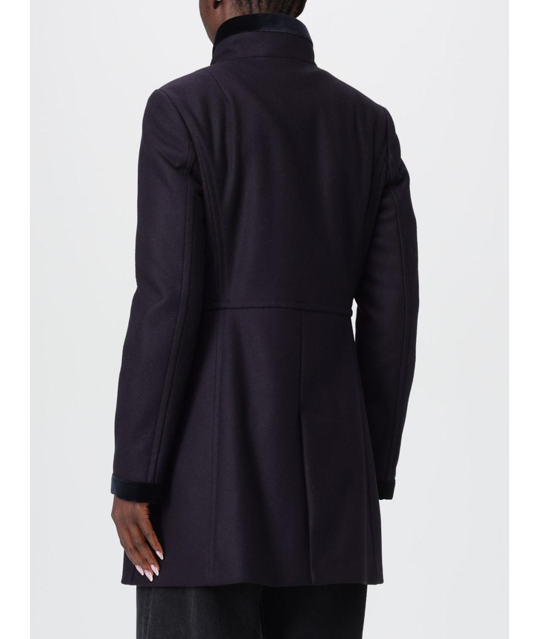 FAY Темно-синее шерстяное пальто, фото 3