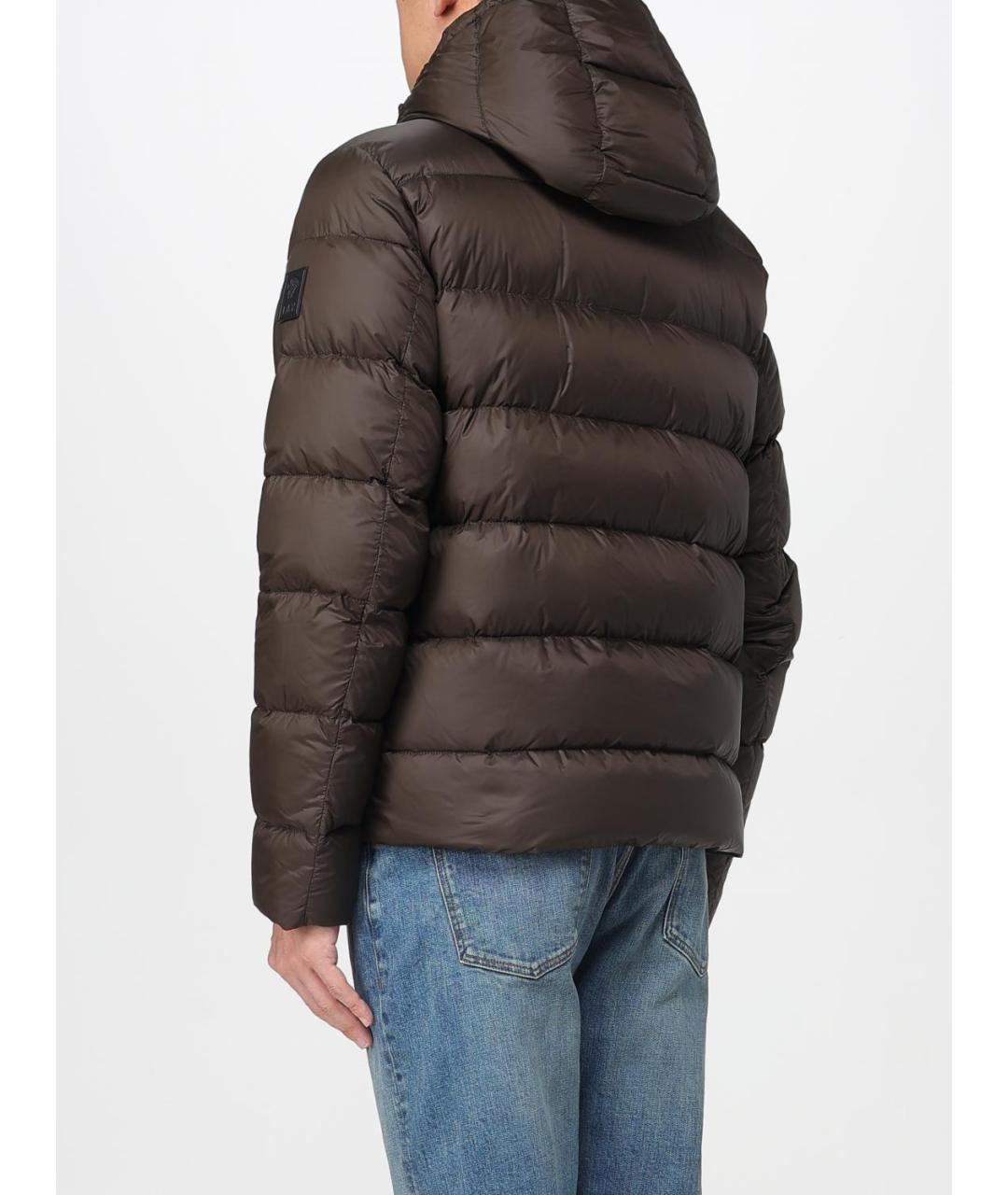 FAY Коричневая полиамидовая куртка, фото 3