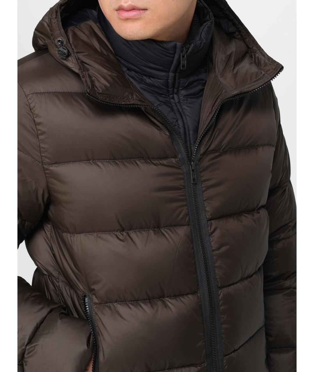 FAY Коричневая полиамидовая куртка, фото 5
