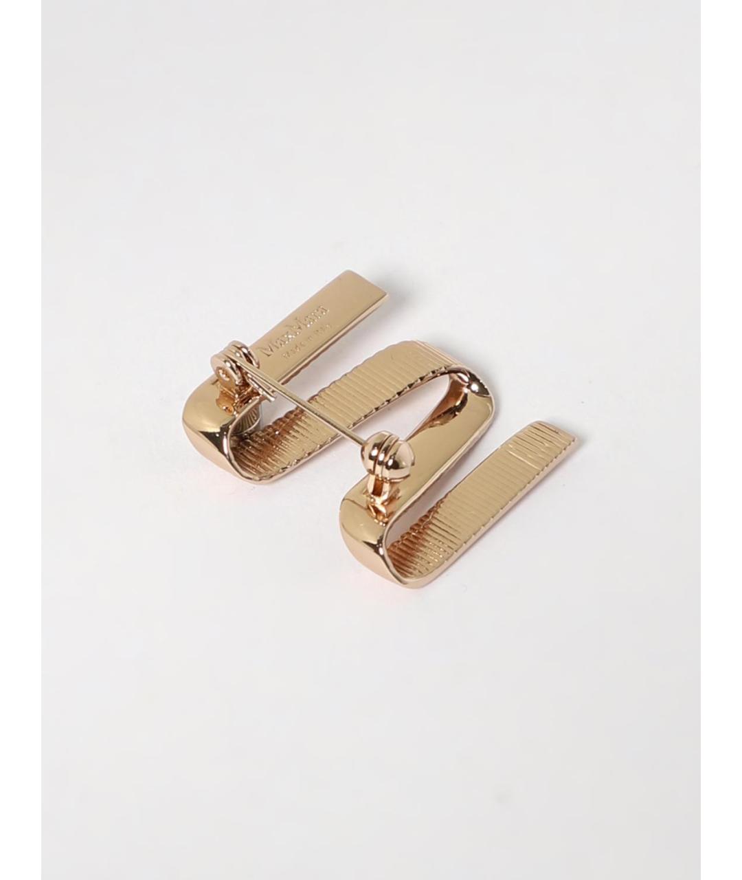 MAX MARA Золотая металлическая булавка / брошь, фото 2