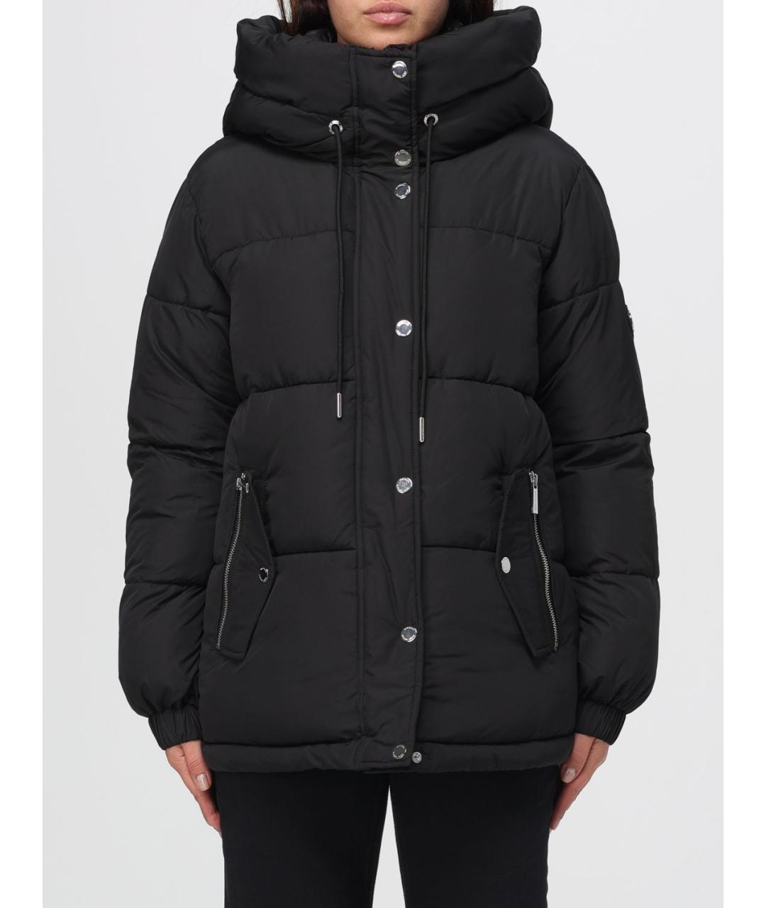 MICHAEL KORS Черный полиэстеровый пуховик, фото 5