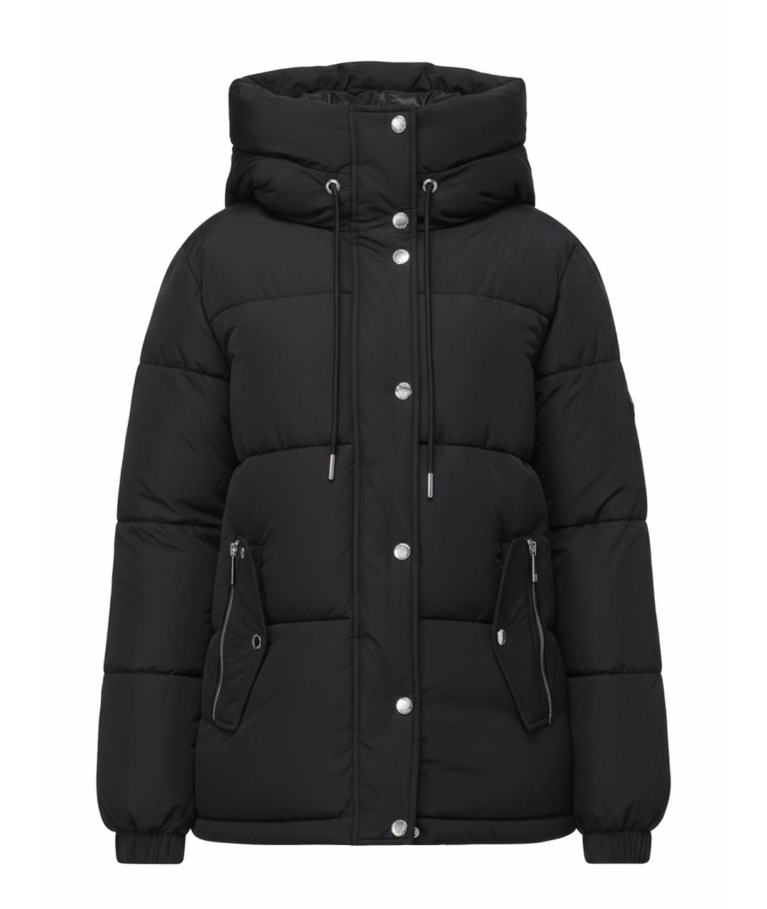 MICHAEL KORS Черный полиэстеровый пуховик, фото 1