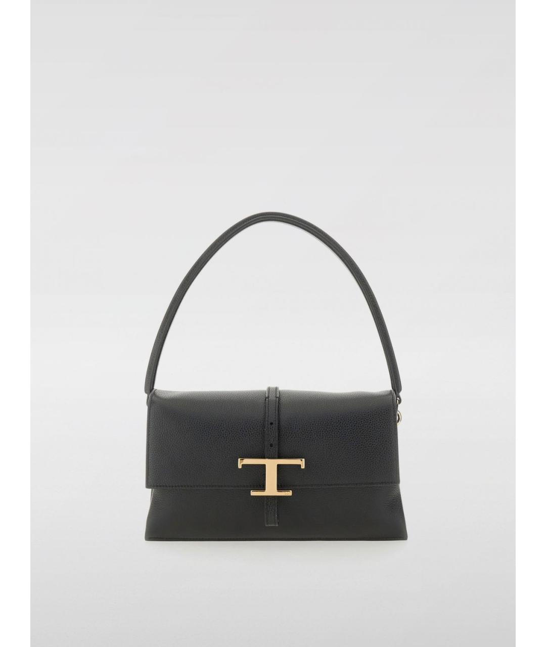 TOD'S Черная кожаная сумка через плечо, фото 5