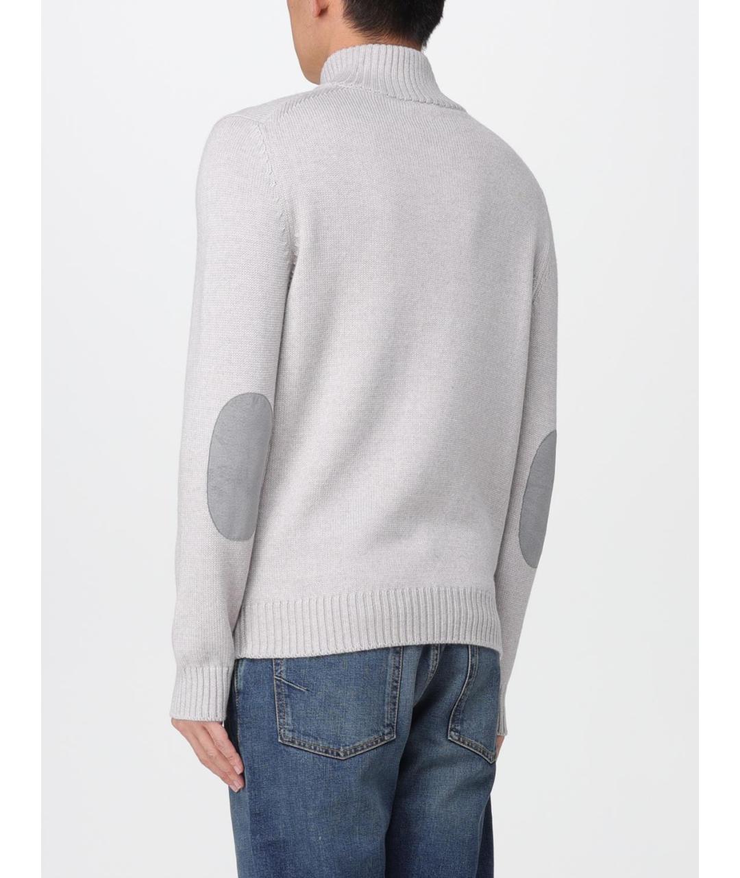 FAY Серый шерстяной джемпер / свитер, фото 3