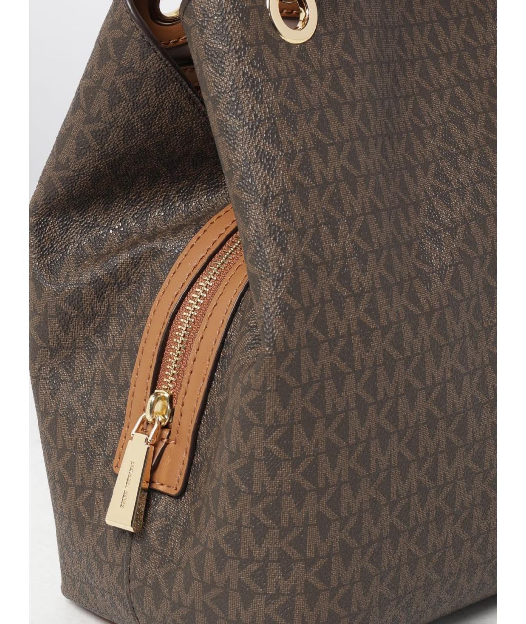 MICHAEL KORS Коричневая сумка тоут, фото 3