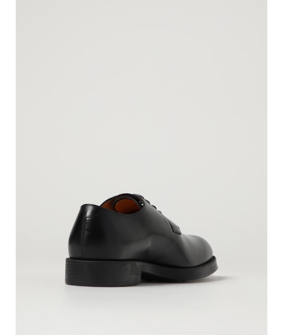 TOD'S Черные кожаные туфли, фото 3