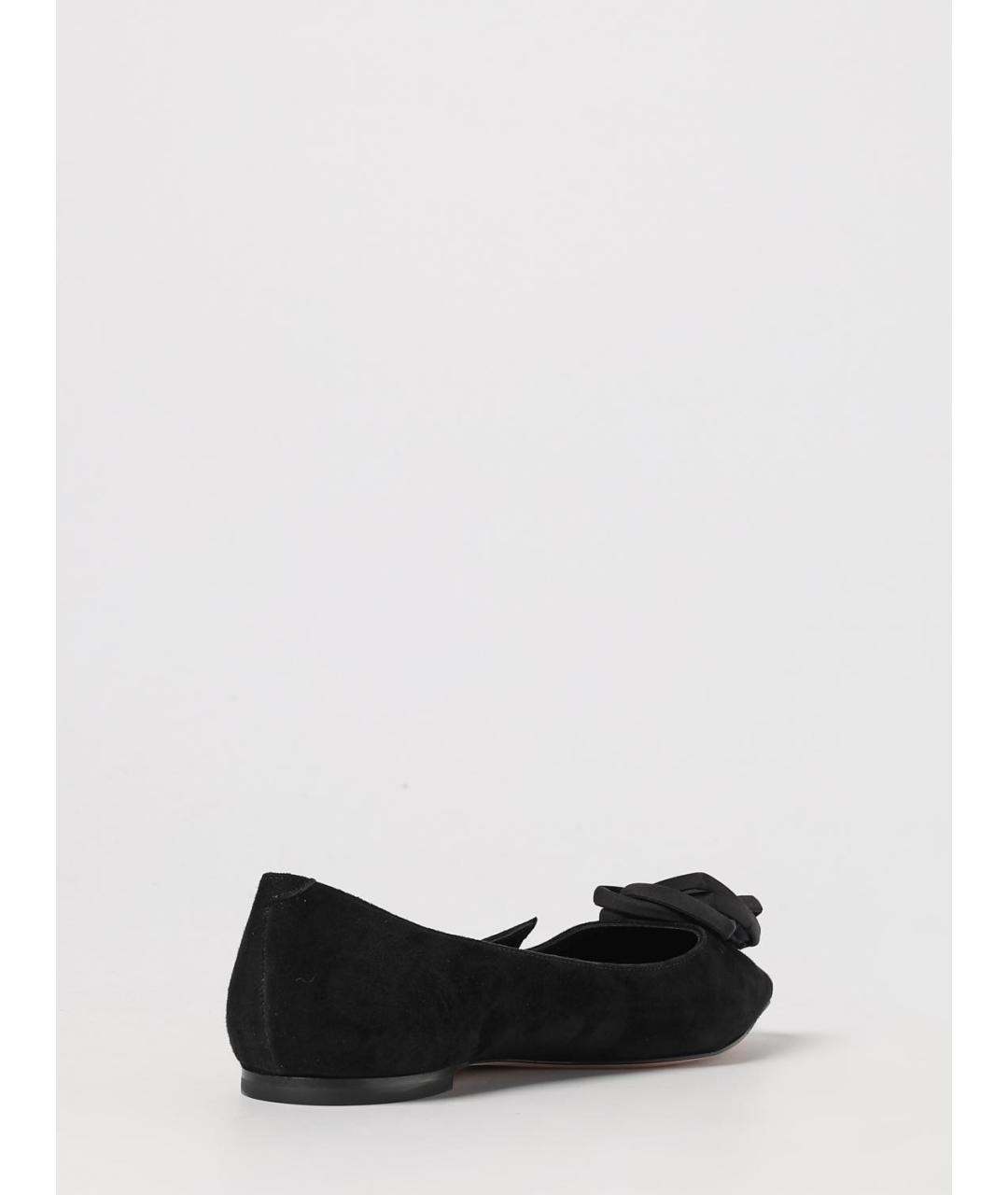 ROGER VIVIER Черные кожаные балетки, фото 3