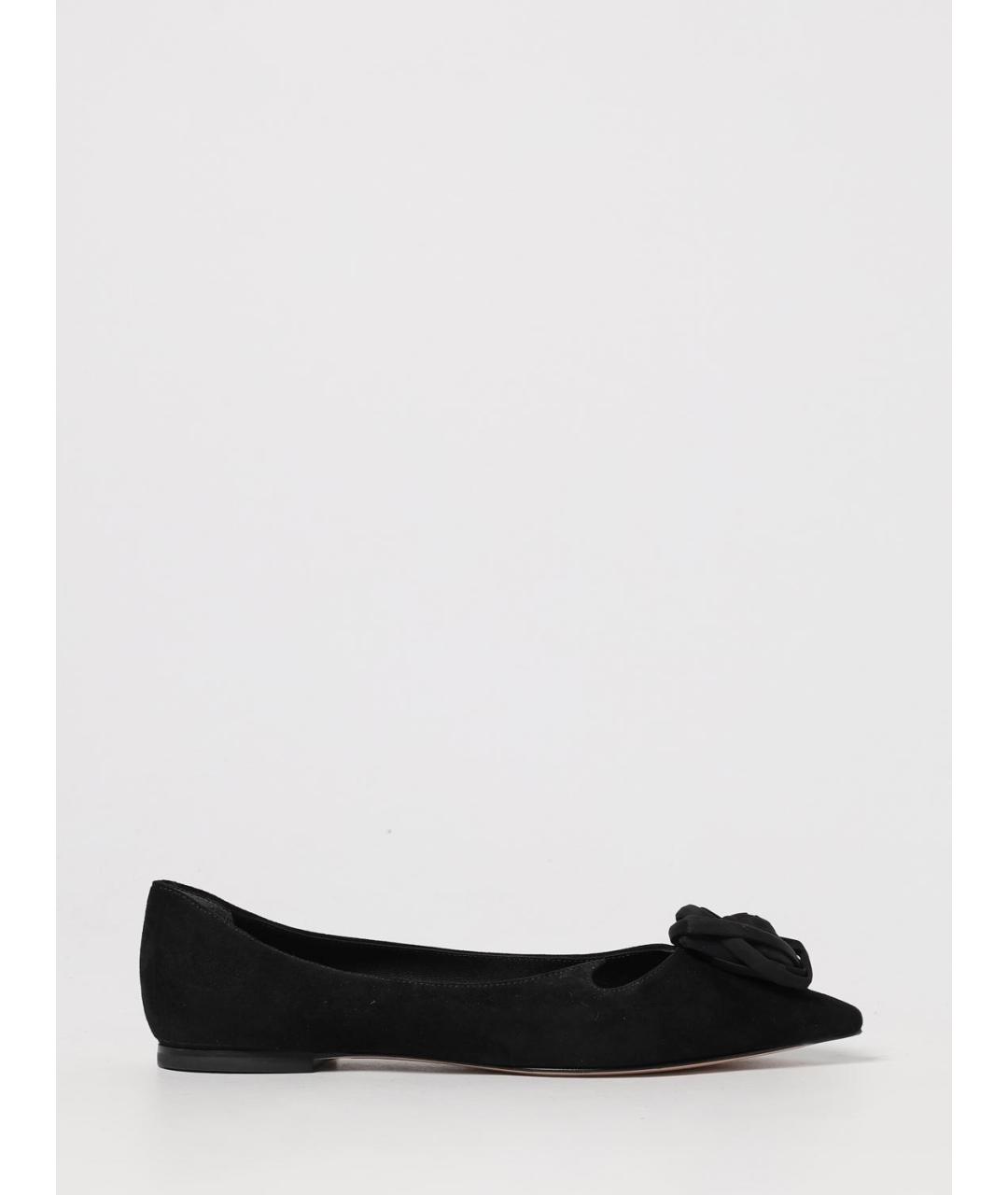 ROGER VIVIER Черные кожаные балетки, фото 5