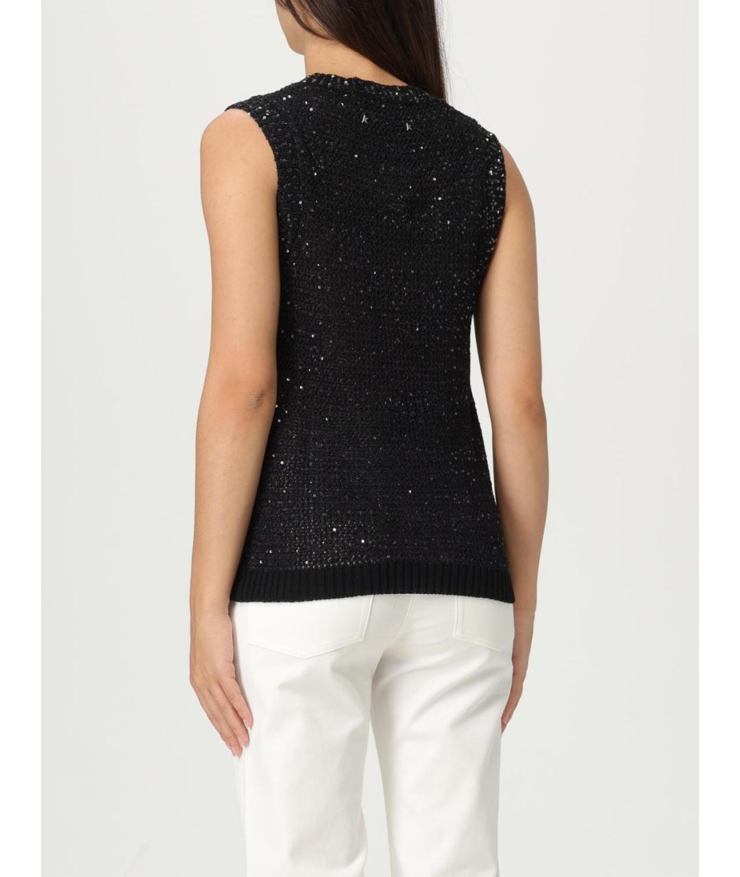 GOLDEN GOOSE DELUXE BRAND Черная жилетка, фото 2