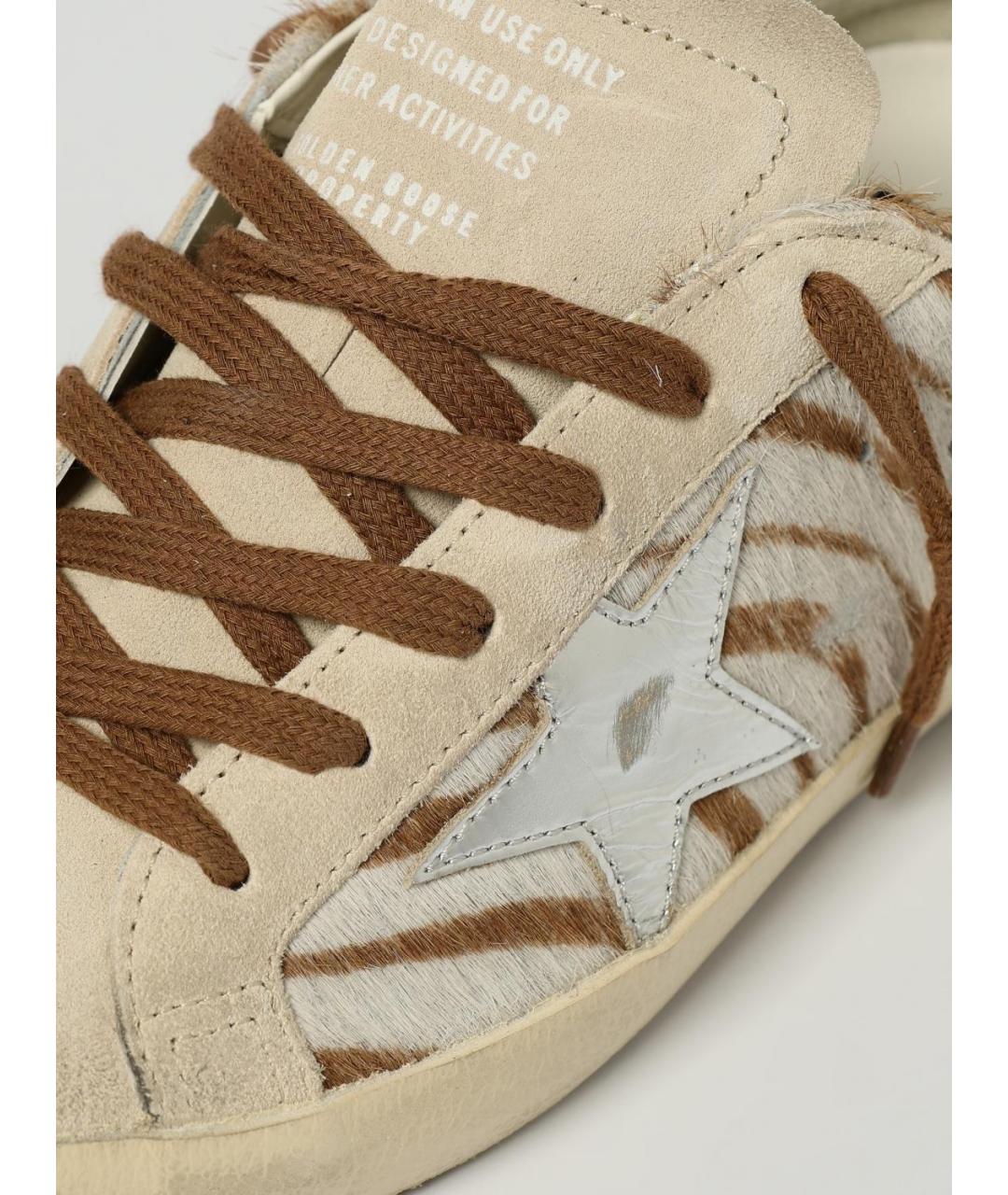 GOLDEN GOOSE DELUXE BRAND Мульти кожаные кеды, фото 4