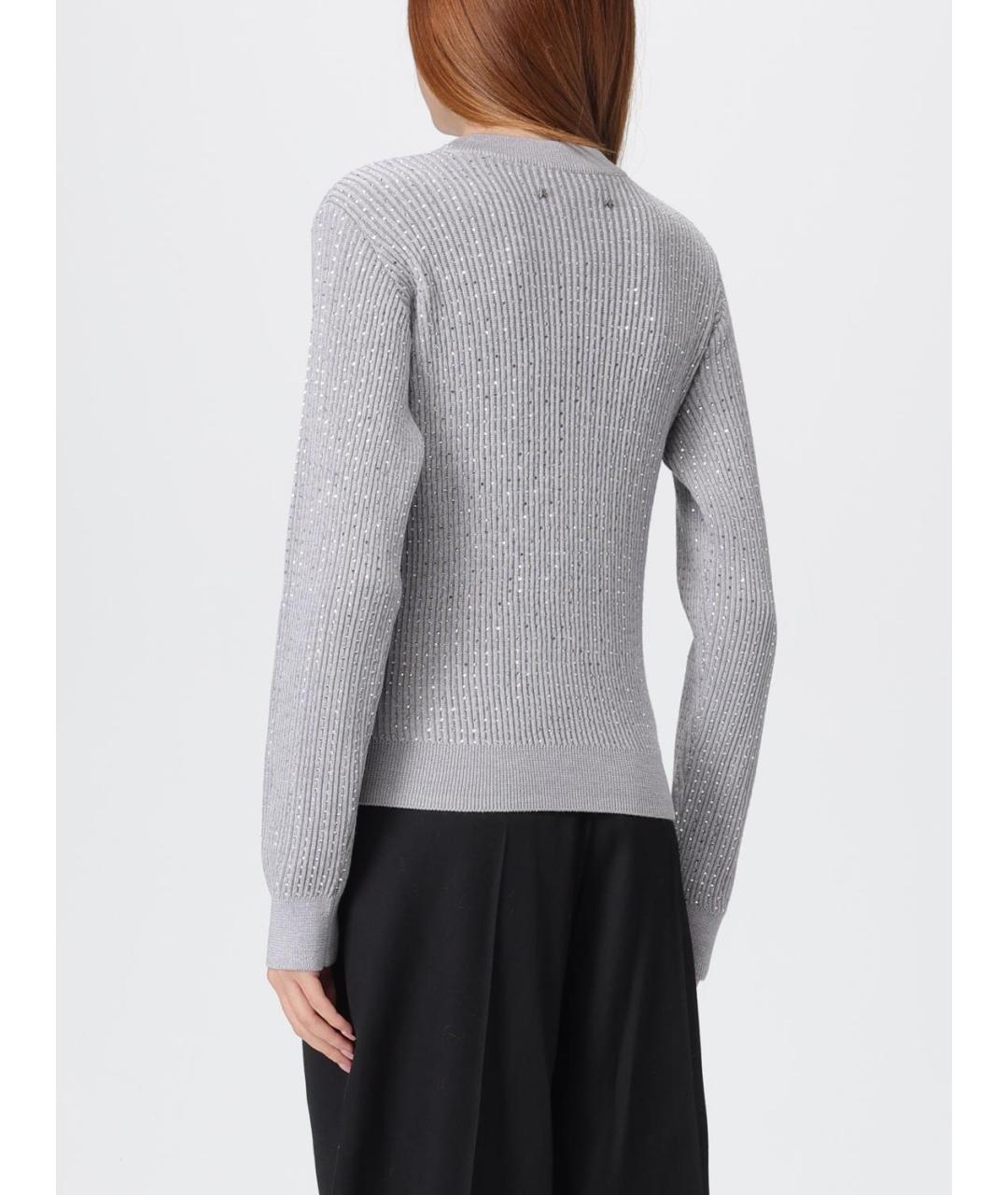 GOLDEN GOOSE DELUXE BRAND Серый шерстяной джемпер / свитер, фото 3