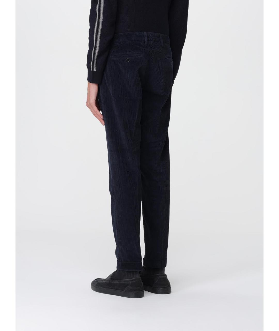 FAY Синие хлопковые повседневные брюки, фото 2