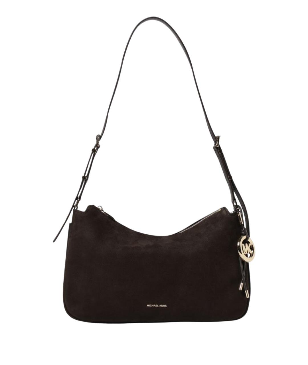 MICHAEL KORS Коричневая замшевая сумка через плечо, фото 1
