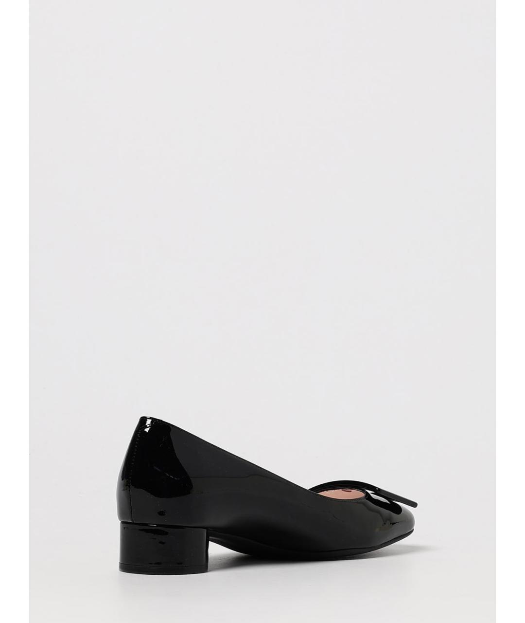 ROGER VIVIER Черные кожаные балетки, фото 3