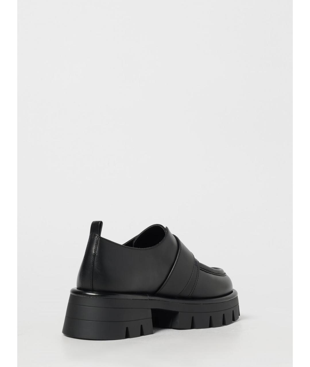 MICHAEL KORS Черные кожаные ботинки, фото 3