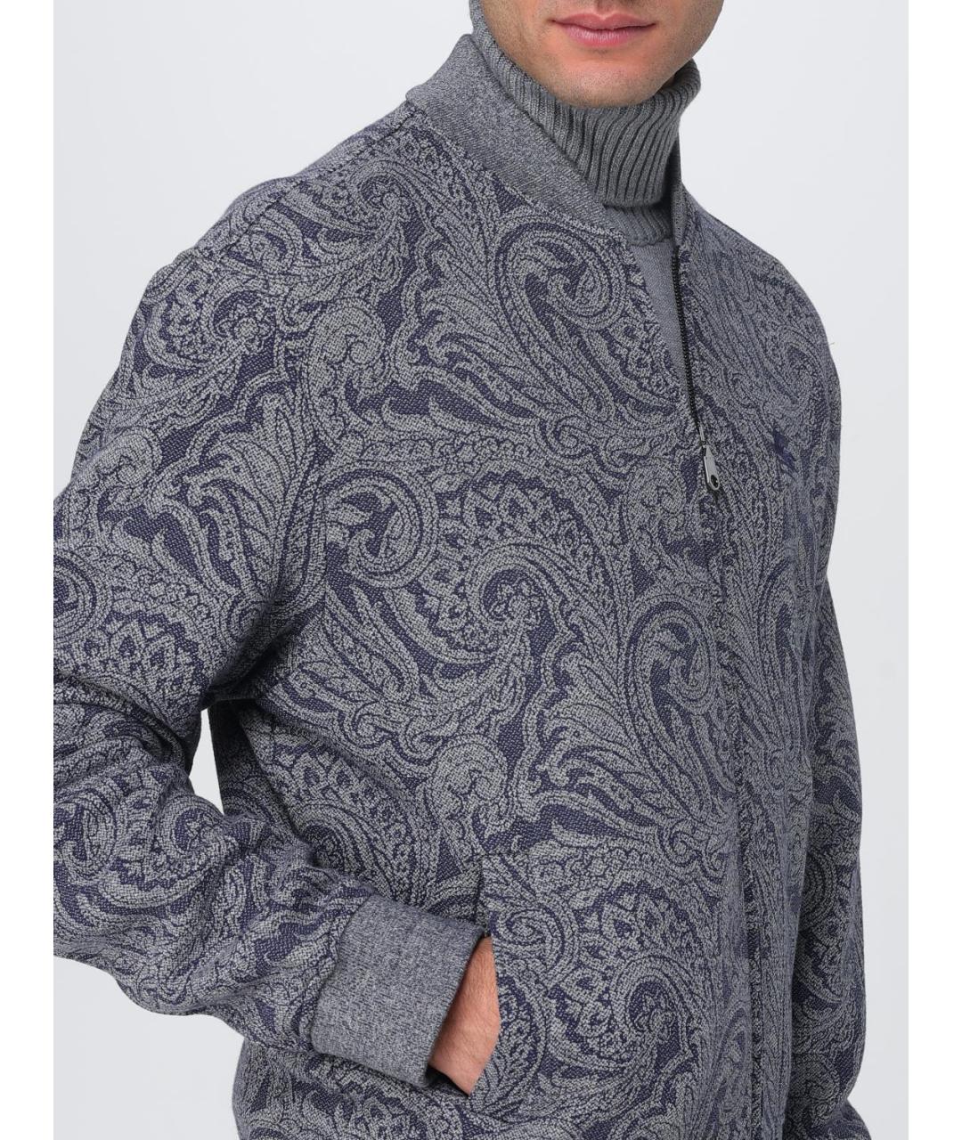 ETRO Серая вискозная куртка, фото 5