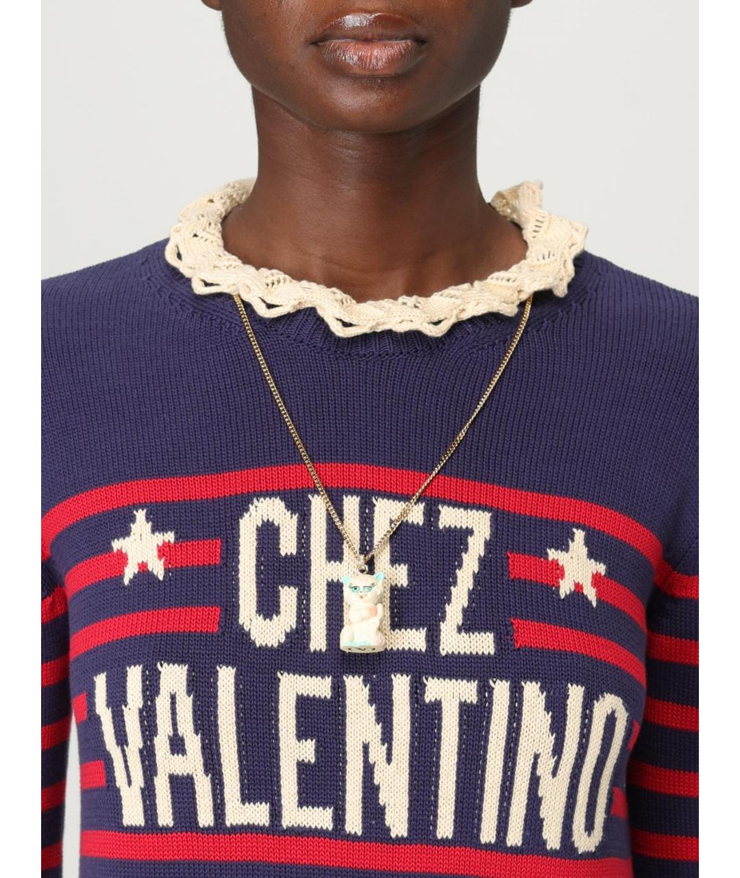 VALENTINO Золотая металлическая подвеска, фото 2