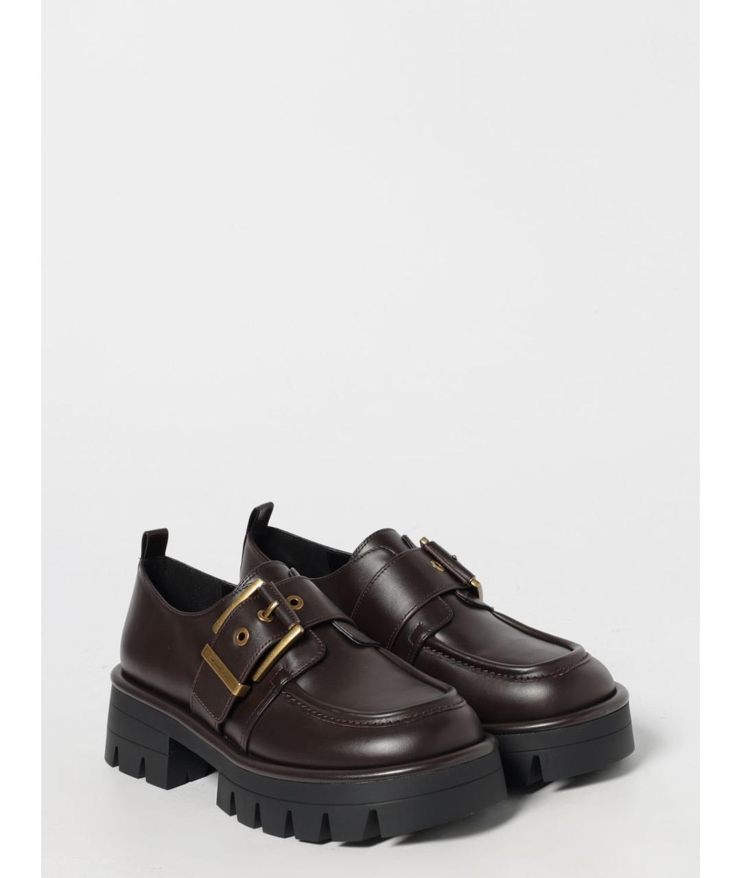 MICHAEL KORS Коричневые кожаные ботинки, фото 2