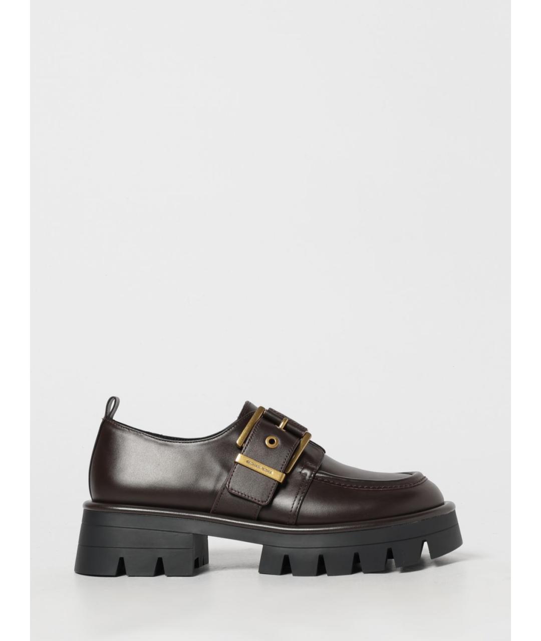 MICHAEL KORS Коричневые кожаные ботинки, фото 4