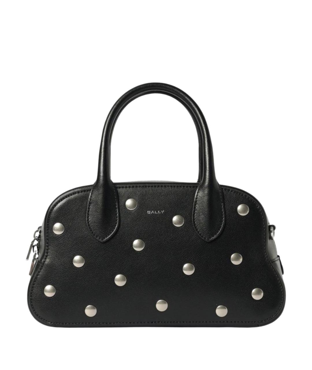 BALLY Черная кожаная сумка тоут, фото 1