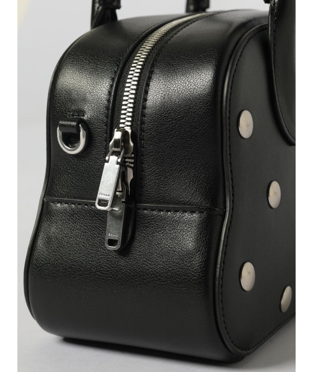 BALLY Черная кожаная сумка тоут, фото 3