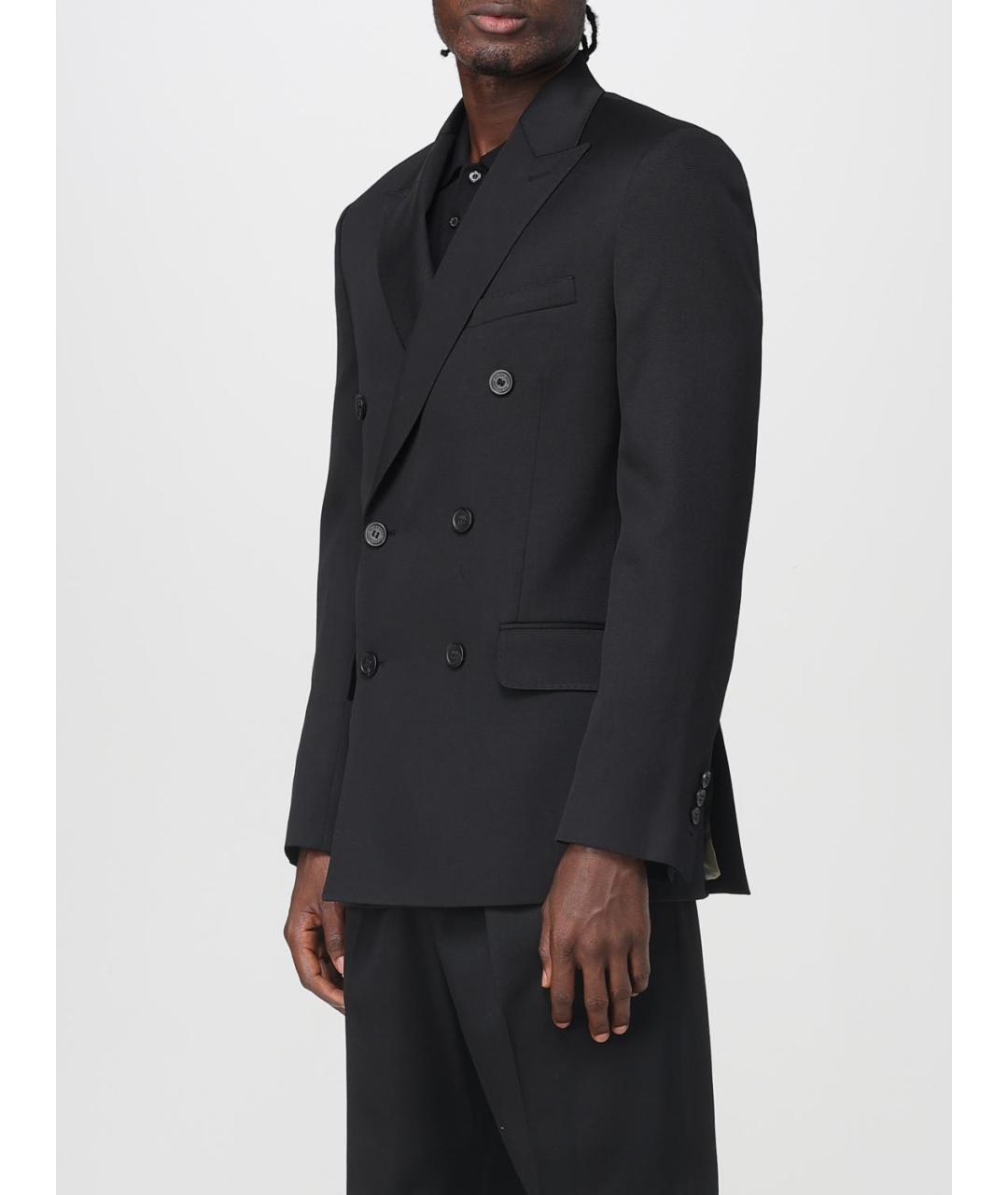 GOLDEN GOOSE DELUXE BRAND Черный шерстяной пиджак, фото 4