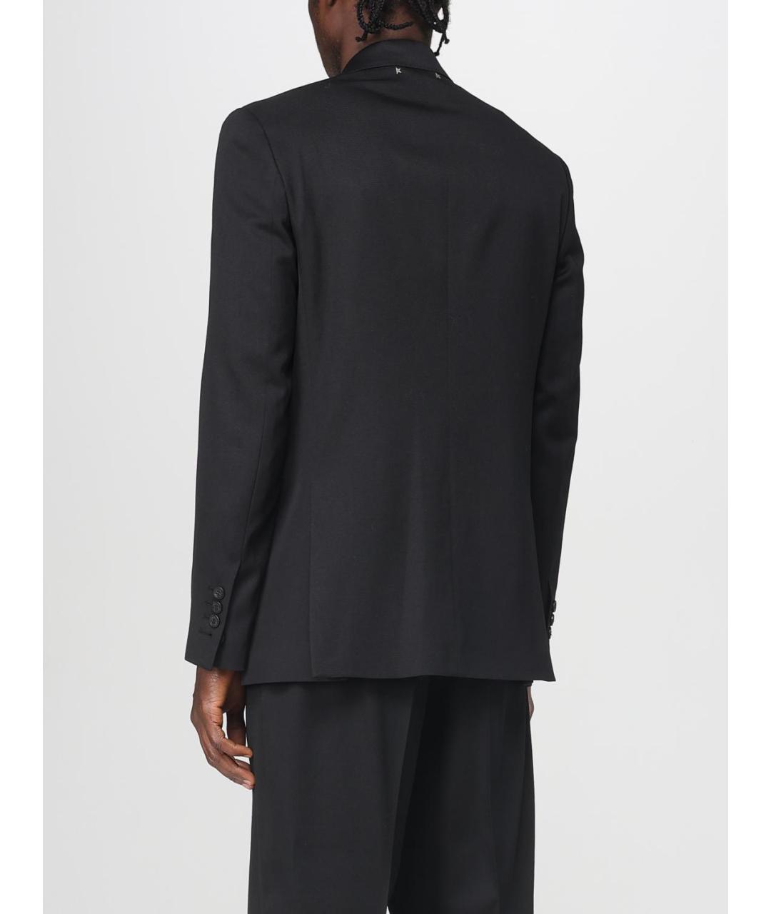 GOLDEN GOOSE DELUXE BRAND Черный шерстяной пиджак, фото 3