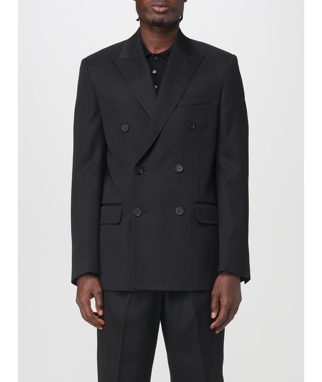 GOLDEN GOOSE DELUXE BRAND Черный шерстяной пиджак, фото 6