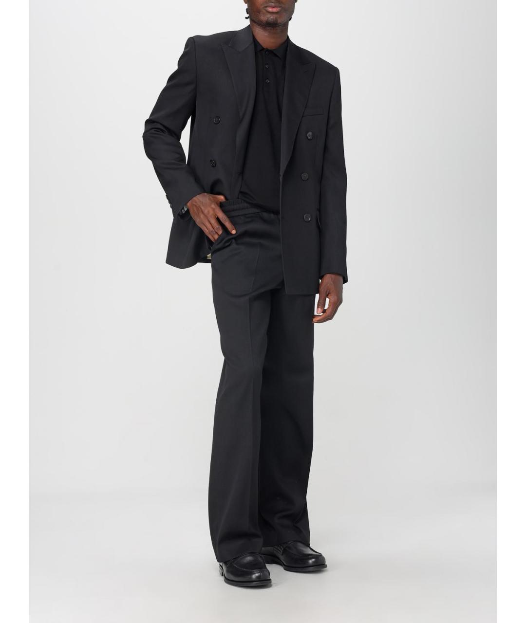 GOLDEN GOOSE DELUXE BRAND Черный шерстяной пиджак, фото 2