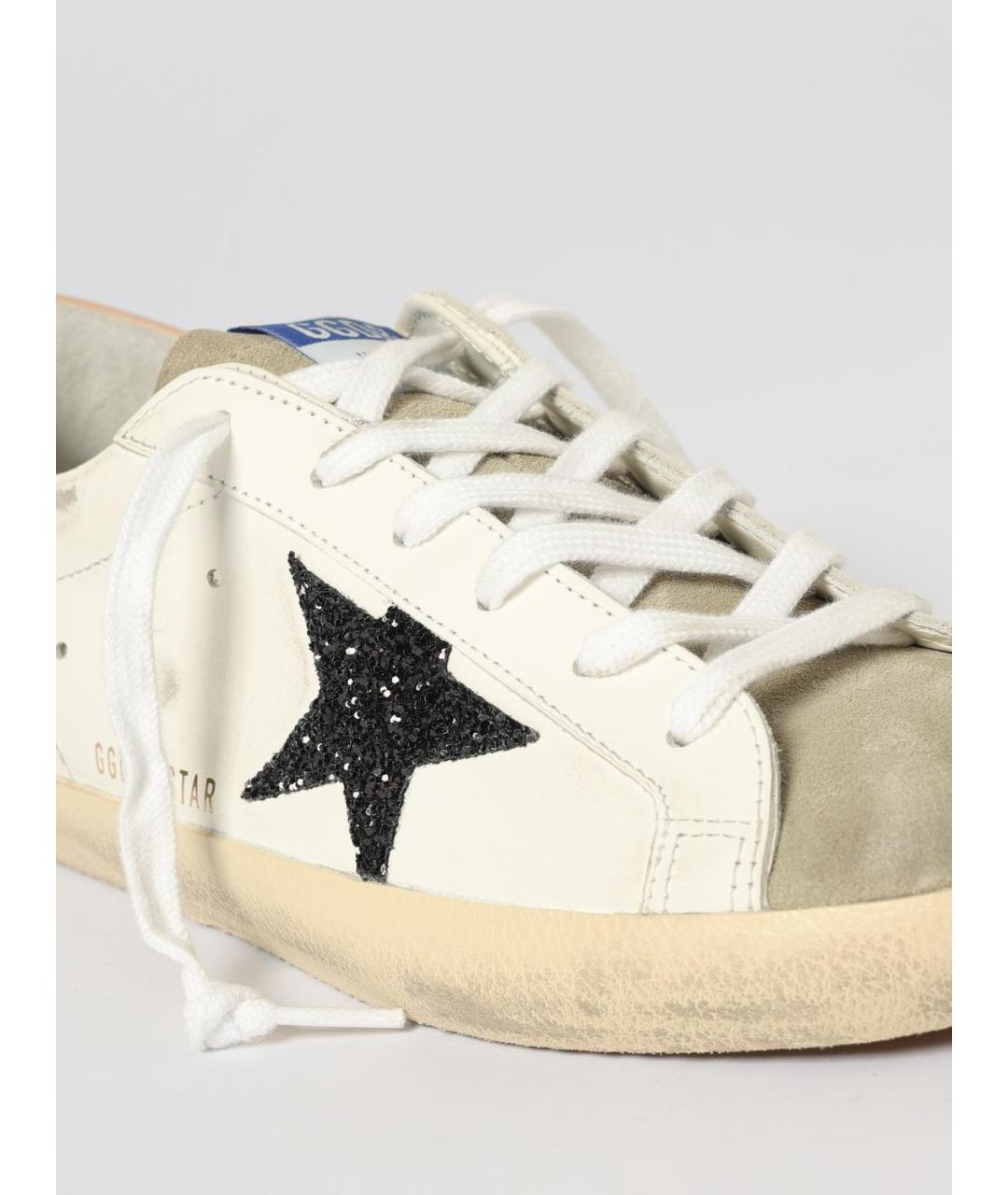 GOLDEN GOOSE DELUXE BRAND Белые кожаные кеды, фото 4