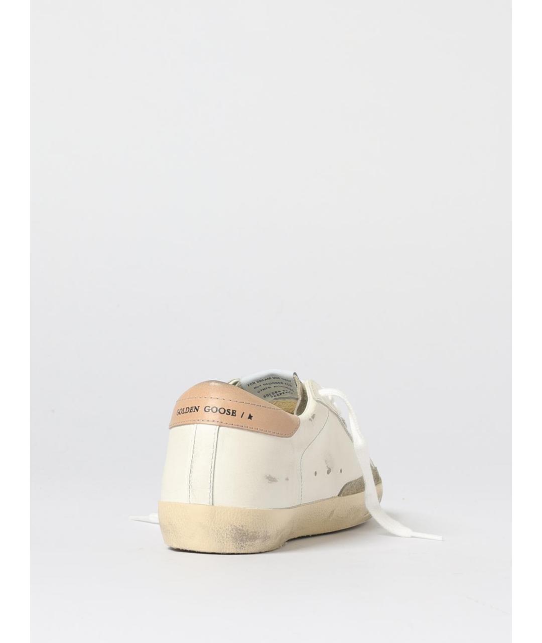 GOLDEN GOOSE DELUXE BRAND Белые кожаные кеды, фото 3