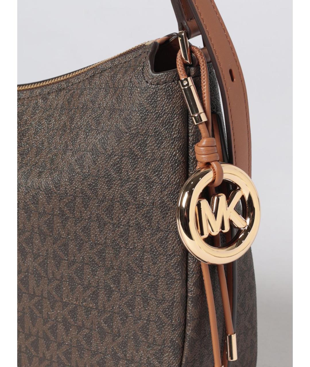 MICHAEL KORS Коричневая сумка через плечо, фото 3
