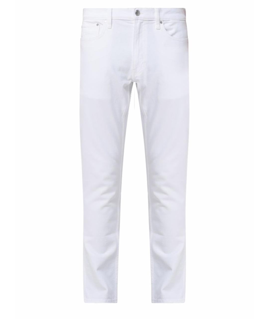 MICHAEL KORS Белые хлопковые джинсы скинни, фото 1