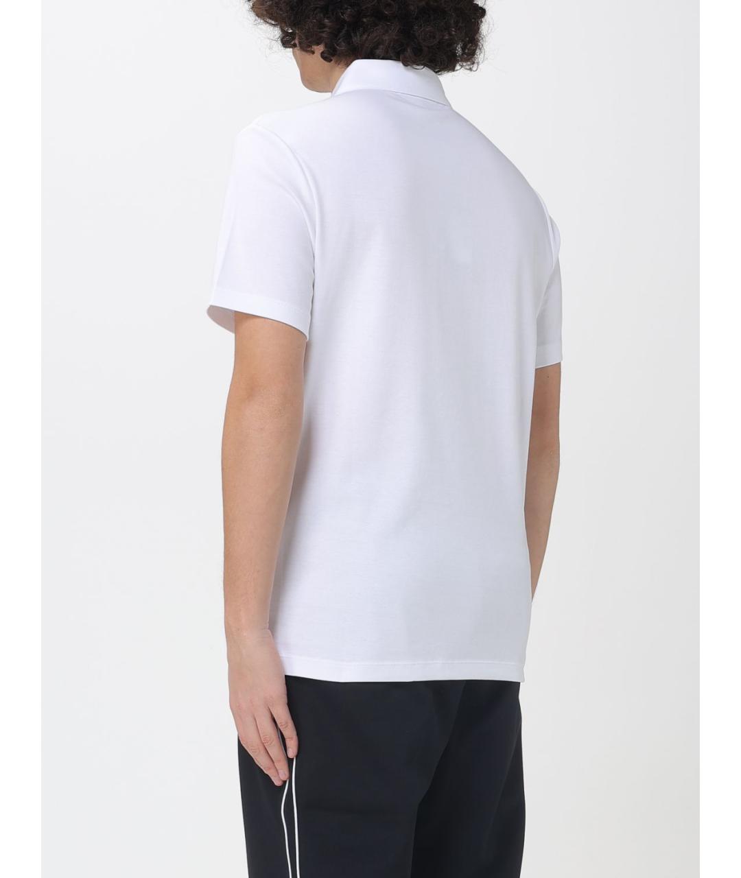 MICHAEL KORS Белое хлопковое поло с коротким рукавом, фото 2