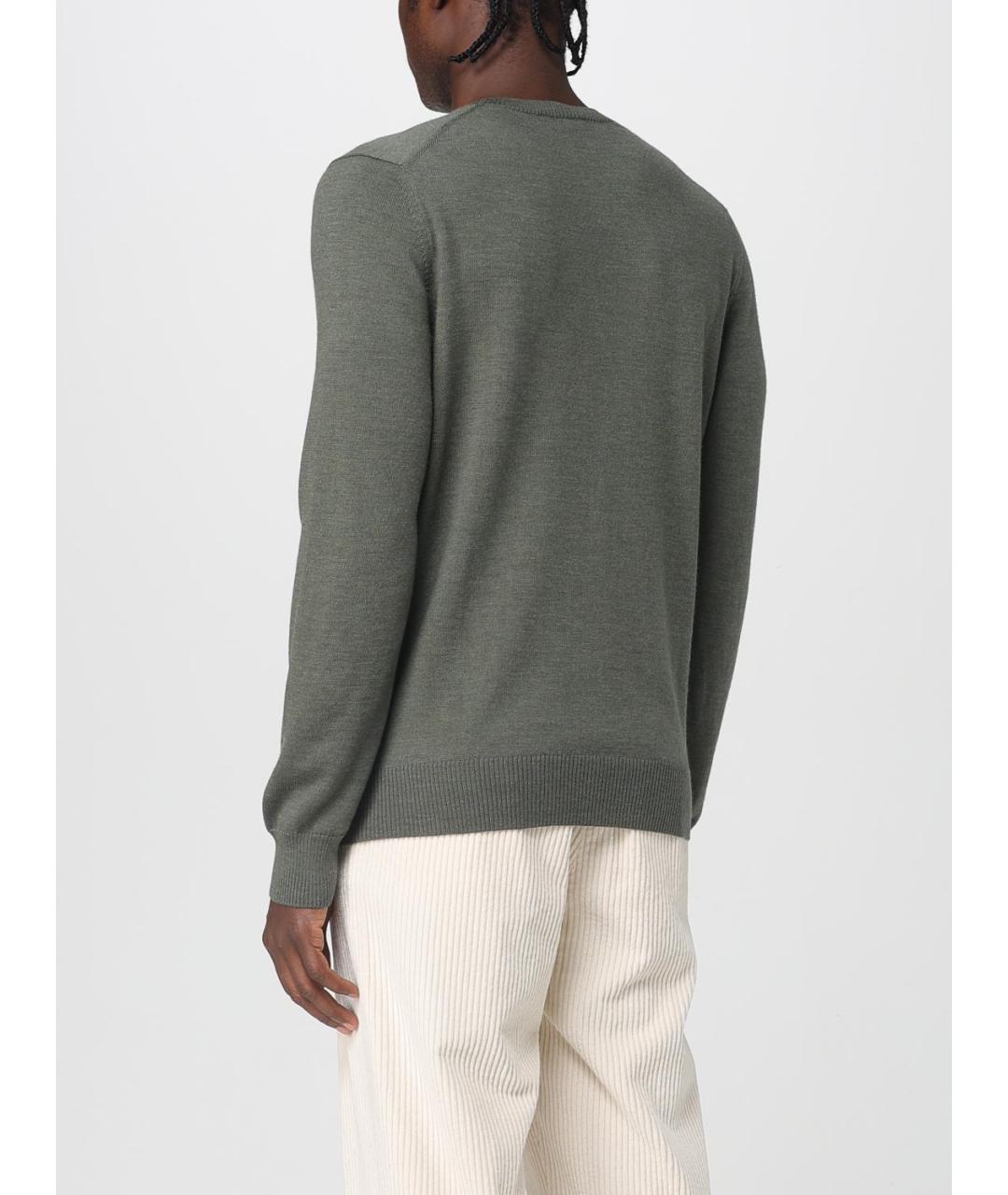 FAY Хаки шерстяной джемпер / свитер, фото 3