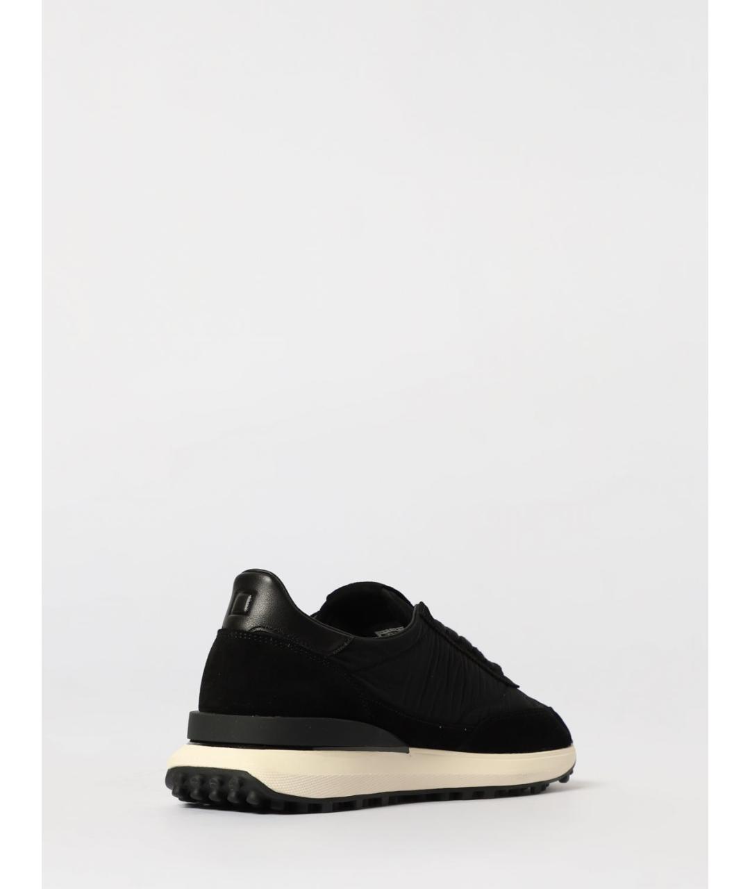 D.A.T.E. Черные кожаные кроссовки, фото 3