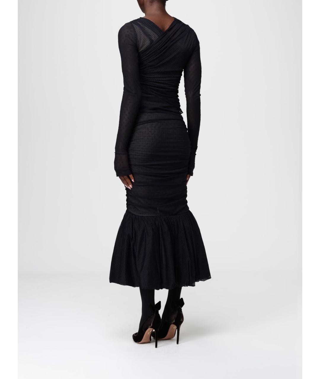 ANTONIO MARRAS Черное полиамидовое вечернее платье, фото 2
