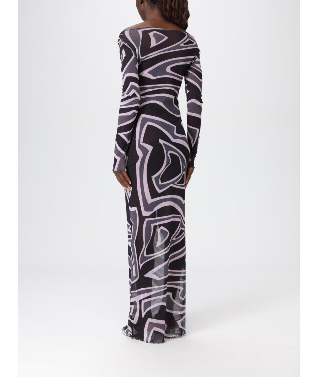 PUCCI Мульти полиамидовое коктейльное платье, фото 3