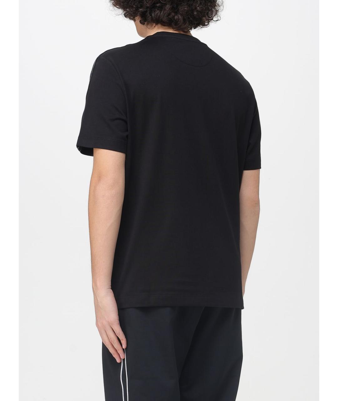 MICHAEL KORS Черная хлопковая футболка, фото 3