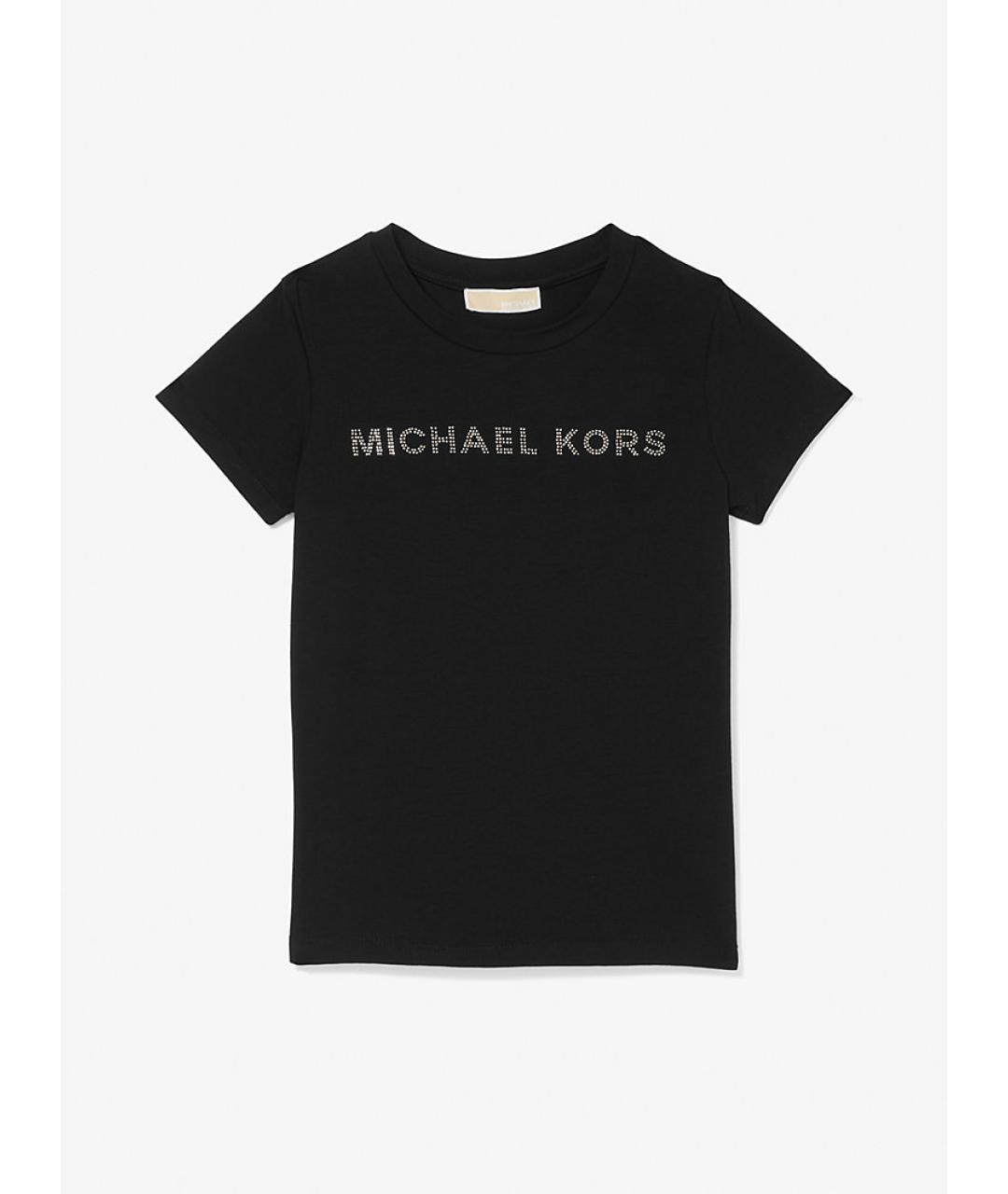 MICHAEL KORS Черная хлопковая футболка, фото 1