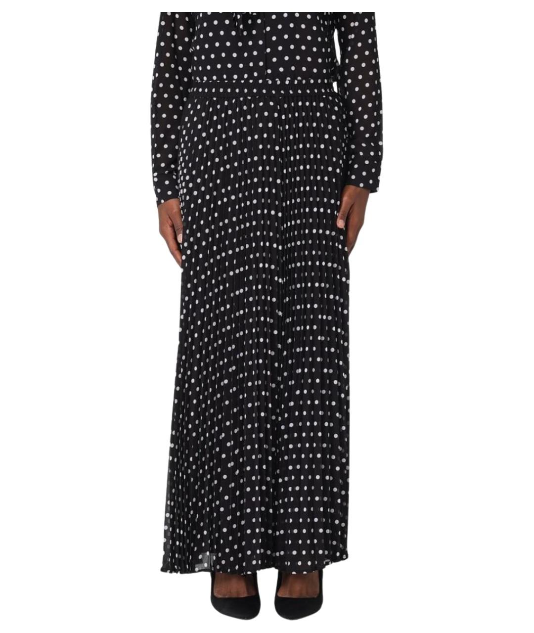 MICHAEL KORS Черная полиэстеровая юбка макси, фото 1