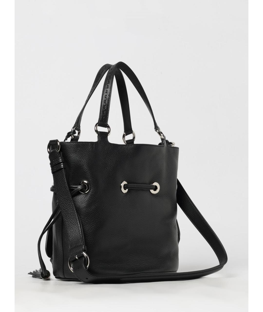 LANCEL Черная кожаная сумка тоут, фото 2