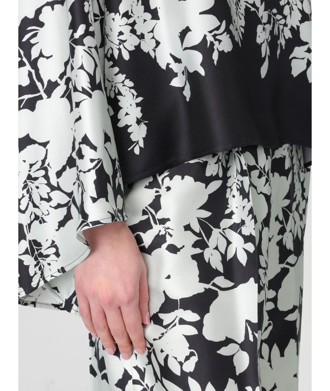 AGNONA Мульти шелковая блузы, фото 5