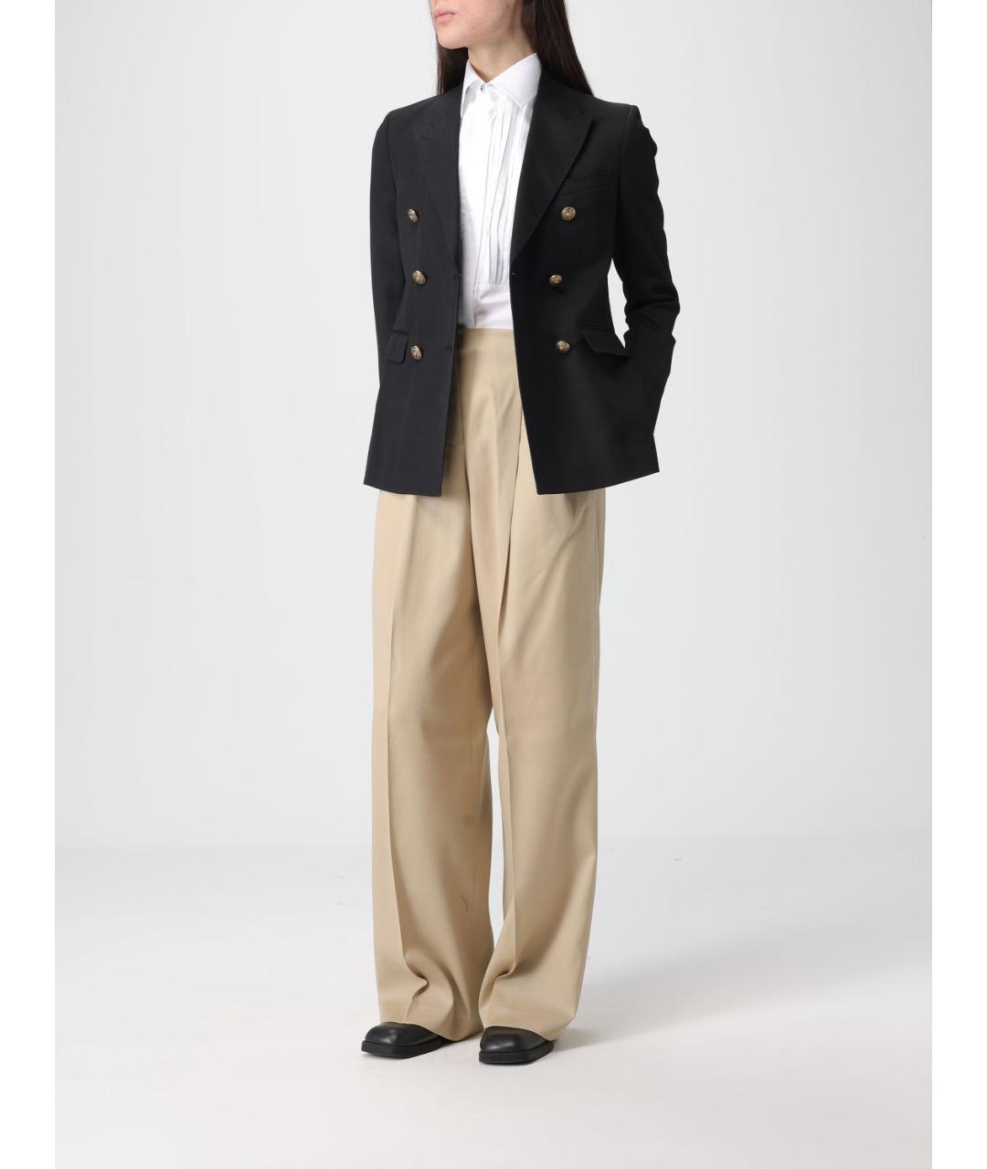 GOLDEN GOOSE DELUXE BRAND Черный шерстяной жакет/пиджак, фото 3