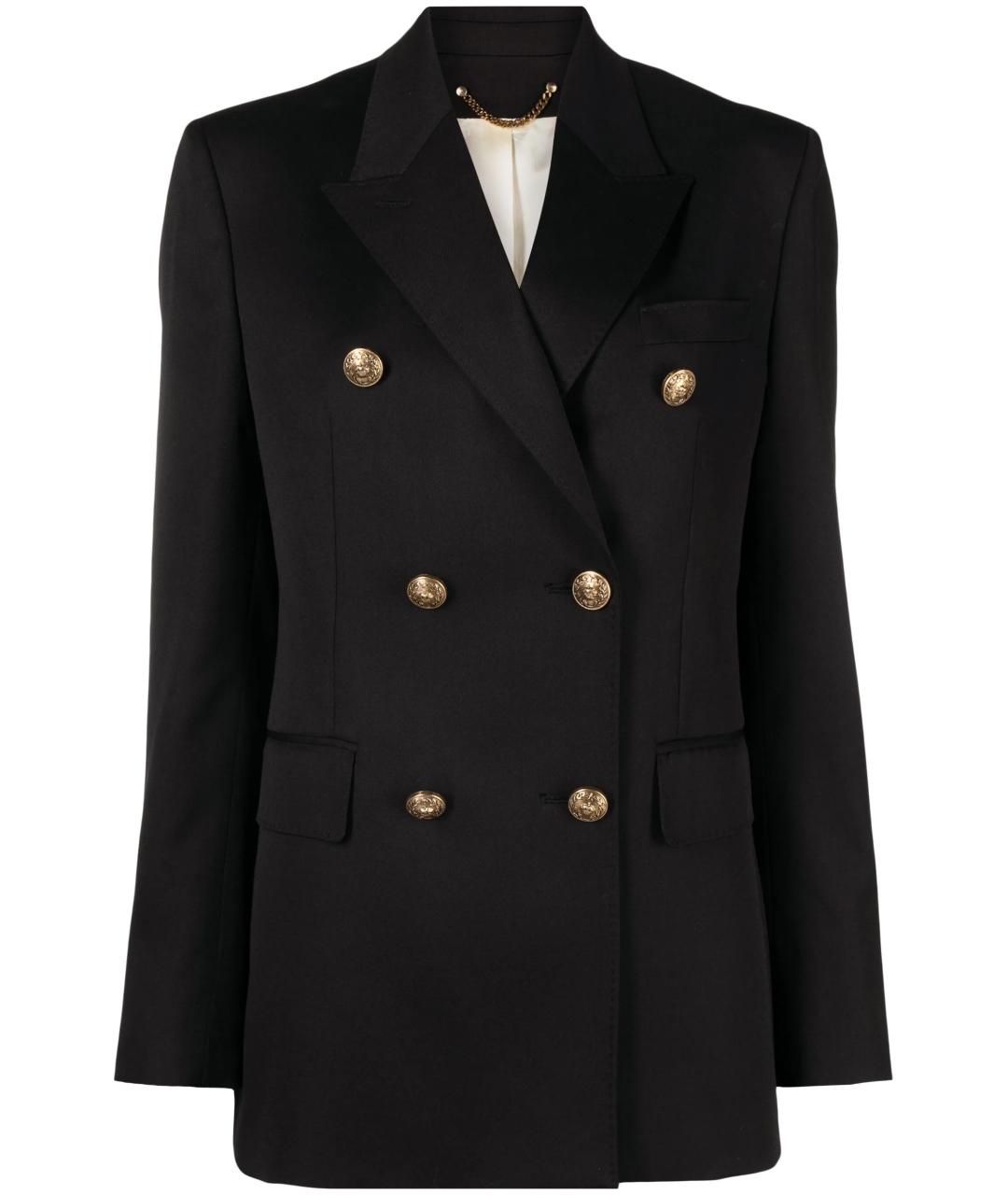 GOLDEN GOOSE DELUXE BRAND Черный шерстяной жакет/пиджак, фото 1