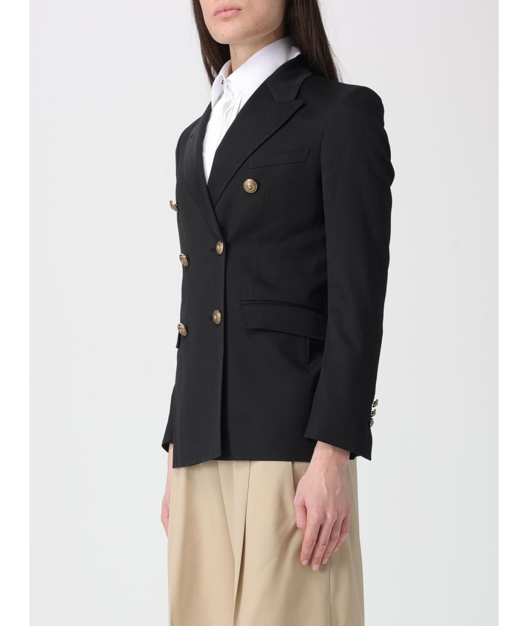 GOLDEN GOOSE DELUXE BRAND Черный шерстяной жакет/пиджак, фото 5