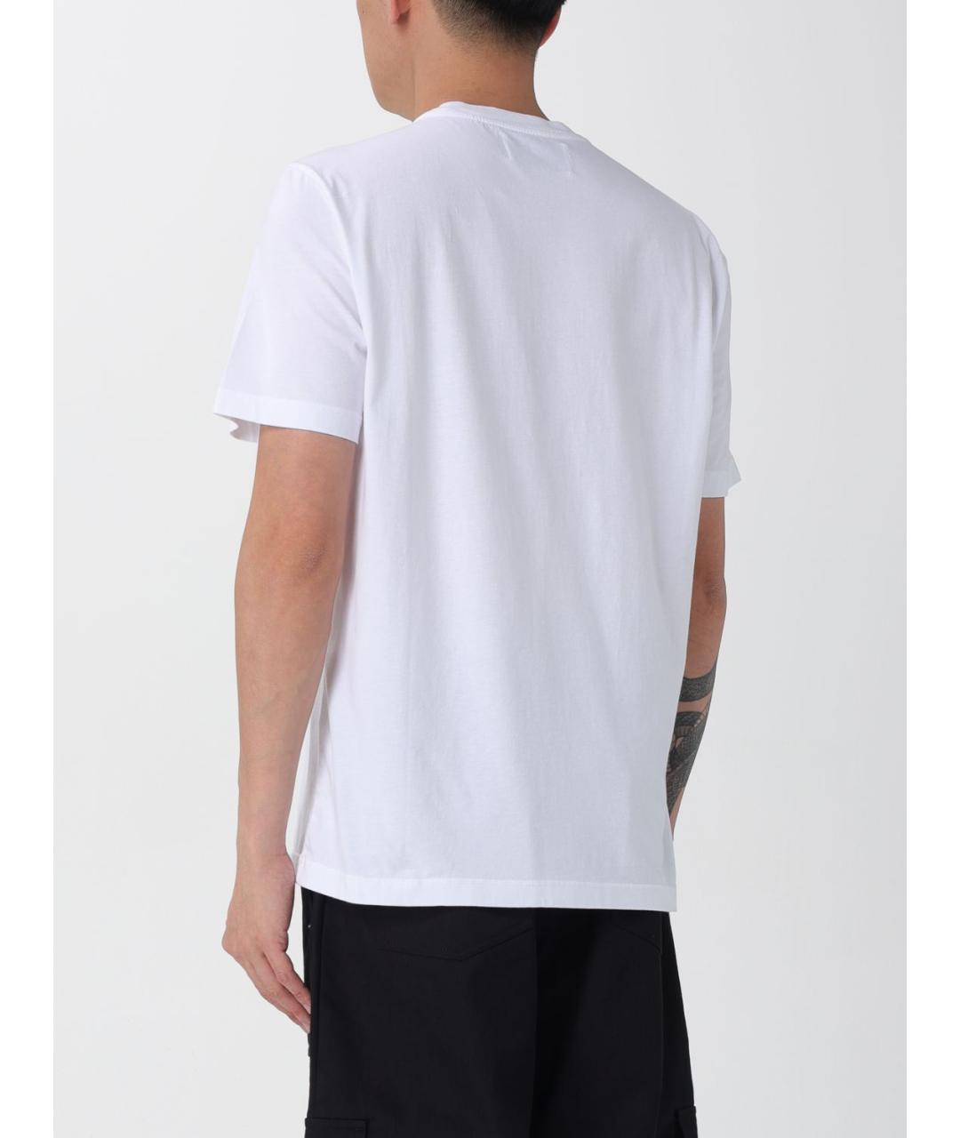 GOLDEN GOOSE DELUXE BRAND Белая хлопковая футболка, фото 2