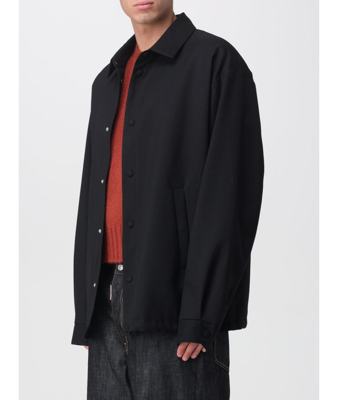 DSQUARED2 Черная шерстяная куртка, фото 3