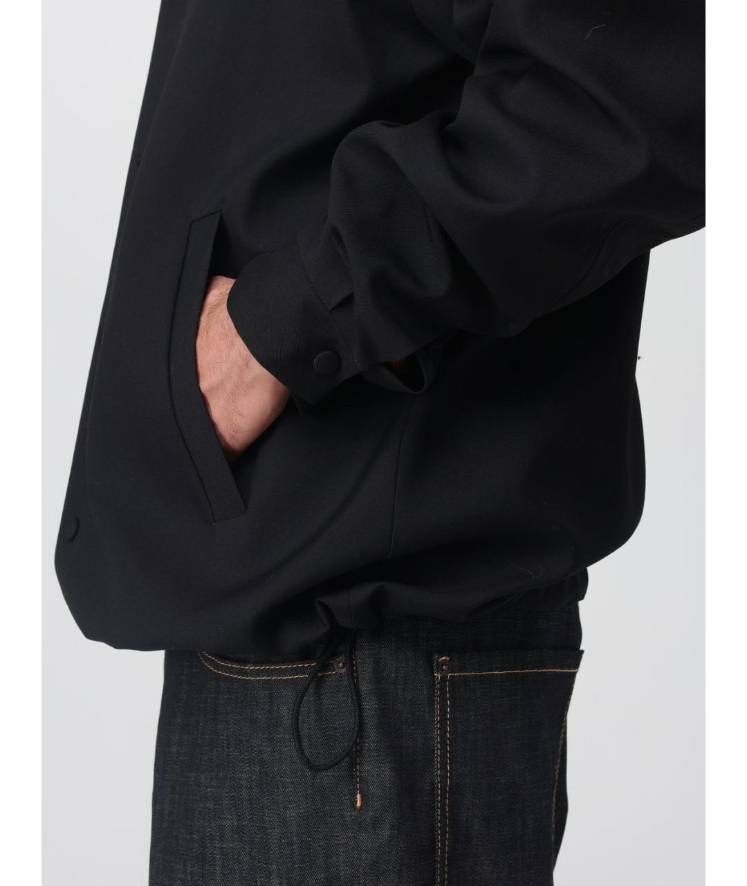 DSQUARED2 Черная шерстяная куртка, фото 4