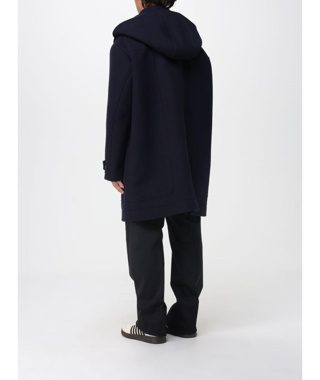 DSQUARED2 Синее шерстяное пальто, фото 3
